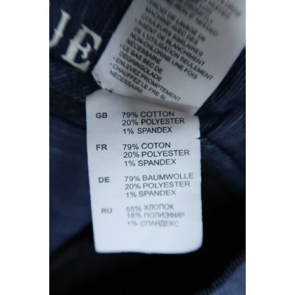 True Nation by DXL Hybrid Shorts Men's 52 Blue Zip Pockets Stretch Cotton Blend - Picture 9 of 9